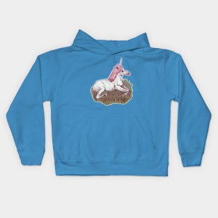 Resting Unicorny Kids Hoodie